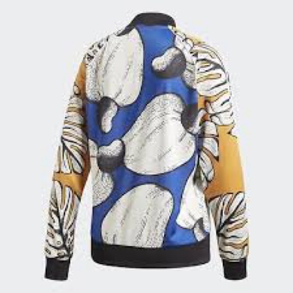 ADIDAS X FARM RIO LIMITED EDITON TROPICAL PALM TRACK JACKET SZ MED - Picture 2 of 9